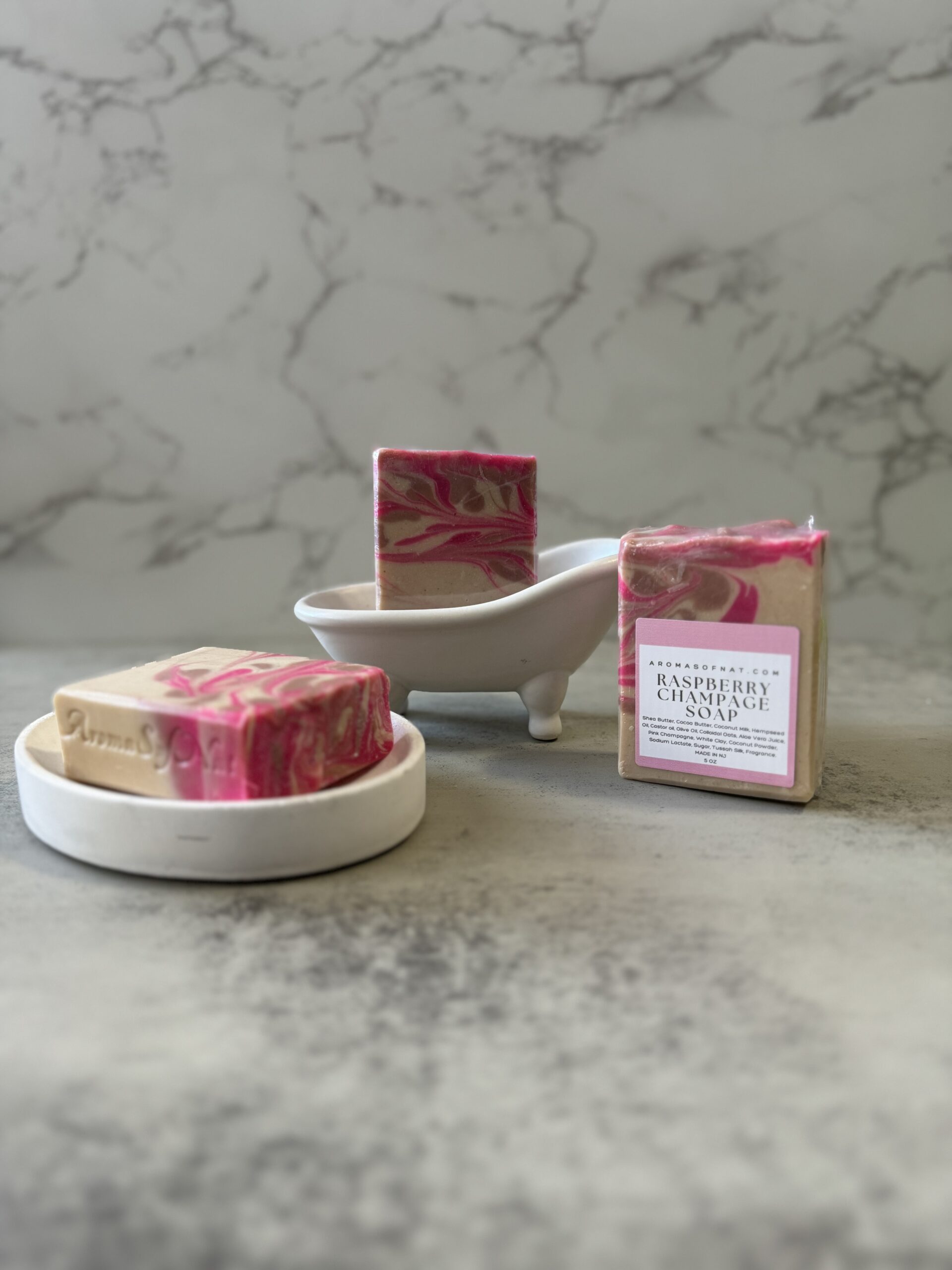 RASPBERRY CHAMPAGNE SOAP